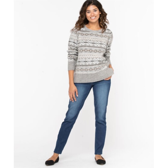 Ricki’s - Fair Isle Sweater - Grey/Silver - Picture 1 of 6